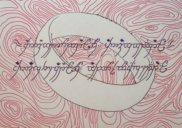 anello signore degli anelli arte